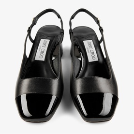 Elisa 45 Patent Slingback Block Heels