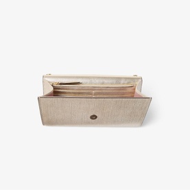 Emmie Metallic Linear Clutch