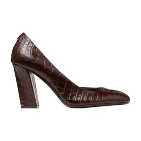 Farren Mock-Croc Heeled Courts