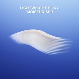 LA PRAIRIE Skin Caviar Hydro Emulsion Moisturiser 30ml, lightweight silky cream texture shown on blue background