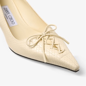 Scarlett 50 Embossed Kitten Heels