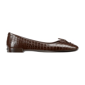 Scarlett Mock-Crock Ballet Flats