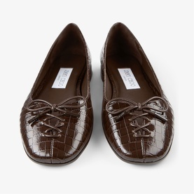 Scarlett Mock-Crock Ballet Flats