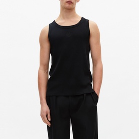 Crest Logo Embroidered Tank Top