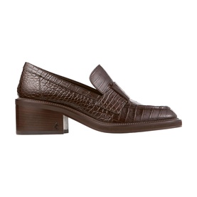 Tylor 60 Croc-Embossed Leather Loafers