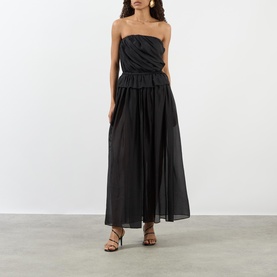 Gillian Pleated Flared Skirt