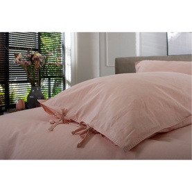 Soft Textured Duvet Set Pink