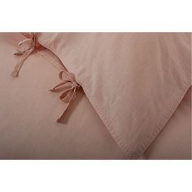 Soft Textured Duvet Set Pink
