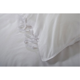 Soft Textured Duvet Set White