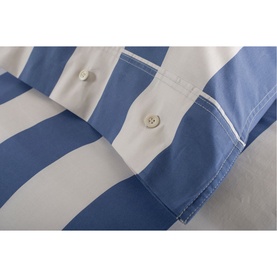 West End Duvet Set Blue/White