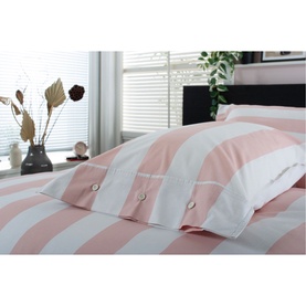 West End Duvet Set Rose/White