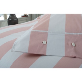 West End Duvet Set Rose/White