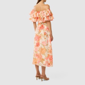 Jemima Ruffle Off-The-Shoulder Dress
