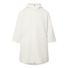 Diamond Quilted Hooded Cape