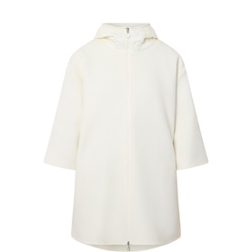 Diamond Quilted Hooded Cape