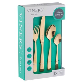 Purity Gold Cutlery 16-Piece Set