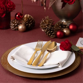 Purity Gold Cutlery 16-Piece Set