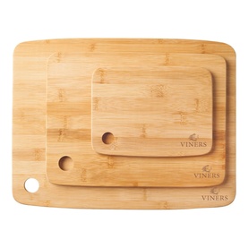 Bamboo Chopping Boards Three-Piece Set