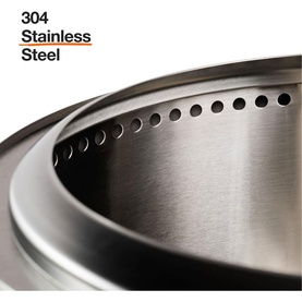 Yukon Fire Pit with Stand Deep Olive