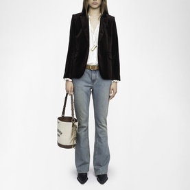 Vavy Velour Blazer