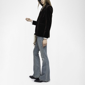 Vavy Velour Blazer