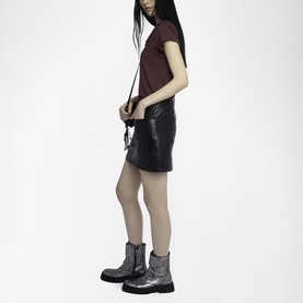 Joe Fast Vintage Metallic Ankle Boots