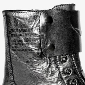 Joe Fast Vintage Metallic Ankle Boots
