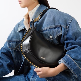 Naoko Smooth Studded Crossbody Bag