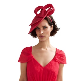 Pleated Oval Disc Fascinator