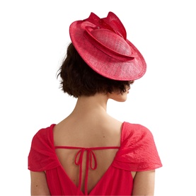 Pleated Oval Disc Fascinator