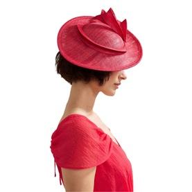 Pleated Oval Disc Fascinator
