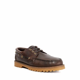 St Bart Leather Boat Shoes