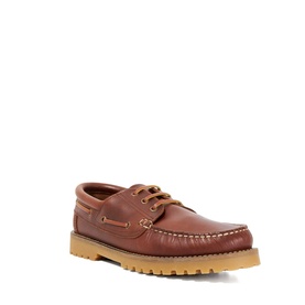 St Bart Leather Boat Shoes