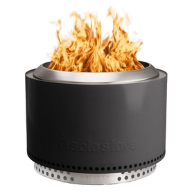Yukon Fire Pit with Stand Black