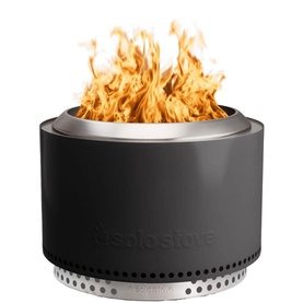 Yukon Fire Pit with Stand Black