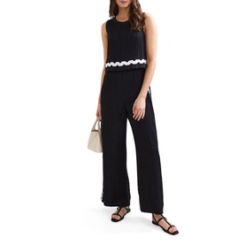 Audrey Scallop Detail Jumpsuit