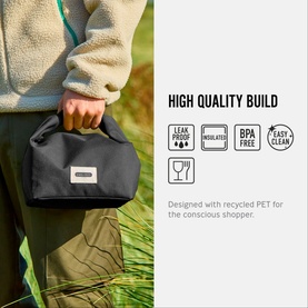 Insulated Lunch Bag Black