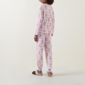 Teddy Diamond Pattern Pyjama Set