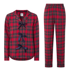 Tartan Bow Pyjama Set