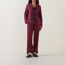 Tartan Bow Pyjama Set