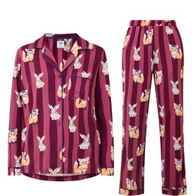 Animal Striped Pyjama Set