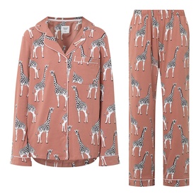 Giraffe Print Pyjama Set