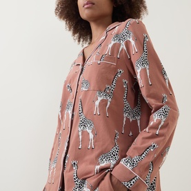 Giraffe Print Pyjama Set