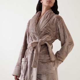 Shawl Fleece Robe