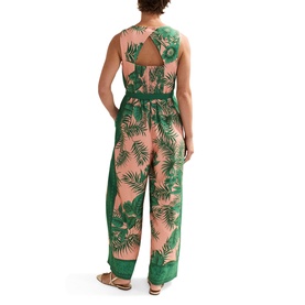 Cyra Palm Tie Detail Jumpsuit