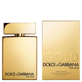 Dolce & Gabbana The One for Men Gold Eau de Parfum Intense 100ml, gold bottle and matching box set