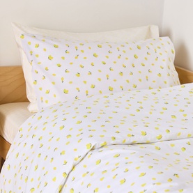 Lumi Lemon Trellis Duvet Set