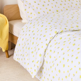 Lumi Lemon Trellis Duvet Set