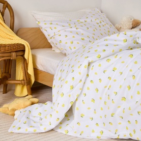 Lumi Lemon Trellis Duvet Set