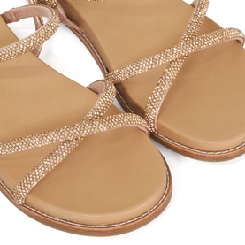 Levia Diamant&eacute; Crossover Sandals